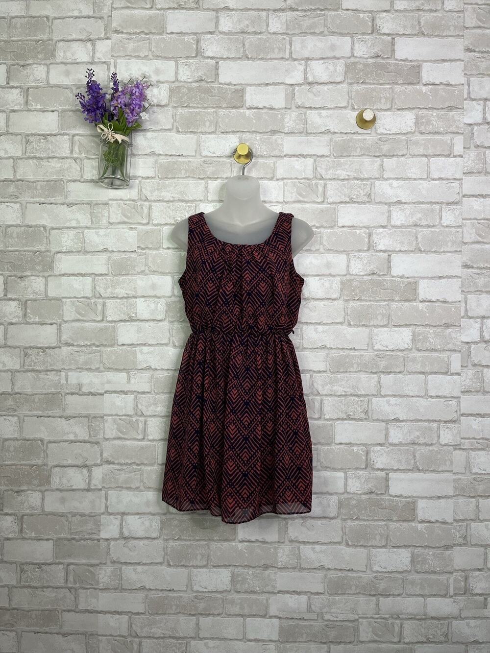 CLEARANCE!! A Byer Navy Blue/Coral Pink Dress